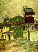 Maurice Utrillo moulin de la galette oil painting on canvas